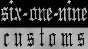 Six-One-Nine Customs logo
