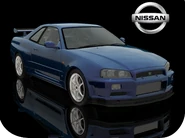 The Nissan Skyline GT-R V-Spec (R34)'s showroom image