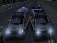 A Nissan Cabstar driving around.