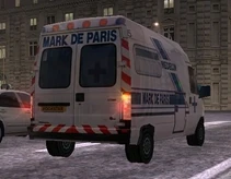 MC2 Citroen Jumper Ambulance Rear.jpg (31 KB) Rear view of the Citroen Jumper ambulance in Paris.