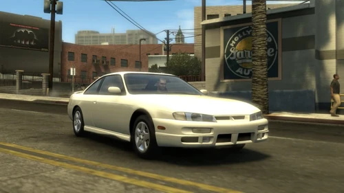 A Nissan 240 SX in Los Angeles.