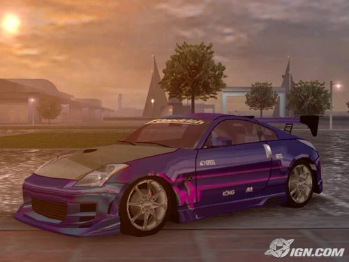 A Nissan 350z in San Diego. This is in Midnight Club 3: DUB Edition.