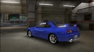 The Nissan Skyline as it appears in Midnight Club 3: DUB Edition
