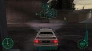 The glitchy wall's location.