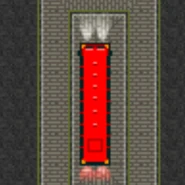 Double Decker Bus' brake lights