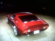 Miura rear.jpg (352 KB) Rear view of a Lamborghini Miura in the garage.