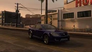 A Chevrolet Cobalt on the streets of Los Angeles in Midnight Club: Los Angeles.