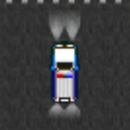 Patrol SUV's reverse lights