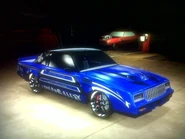 Front view of a customized Buick Grand National.