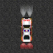 Police Car's brake lights