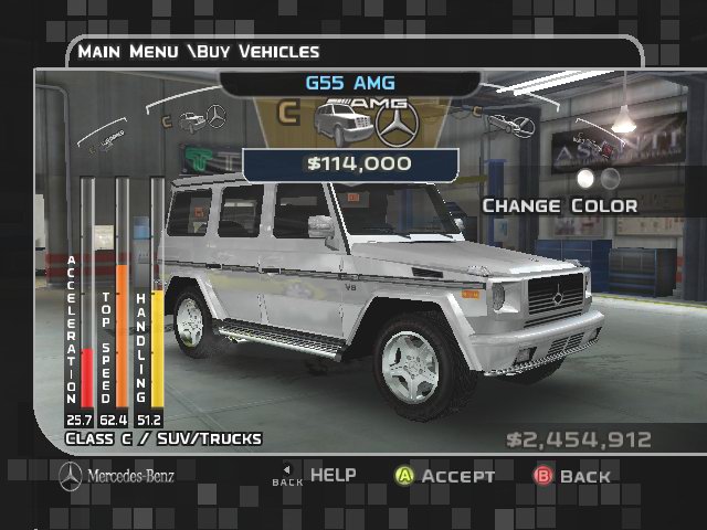 Mercedes Benz G55 Amg Midnight Club Wiki Fandom