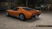 MCLA Miura P400SV Rear.png (1.91 MB) The Lamborghini Miura P400SV's rear view