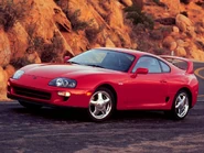 The Toyota Supra (A90), the real-life inspiration for the Saikou.