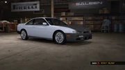 The starting Nissan 240SX (Rear quarter view)