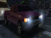 A Ford F-150 at a traffic light.