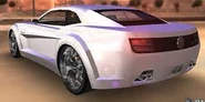 A image of the Camaro Concept DUB Edition with the correct rims in Midnight Club: Los Angeles Remix.