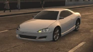 Front of a Mitsubishi Eclipse-Like Car as a traffic car in Midnight Club: Los Angeles.