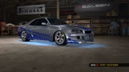 A recreation of the 2 Fast 2 Furious Skyline (Rear quarter view)