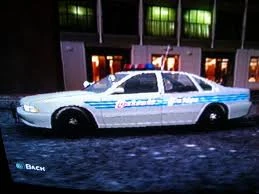 The Detroit Police Chevrolet Impala SS (Detroit Cop) This is in Midnight Club 3: DUB Edition.