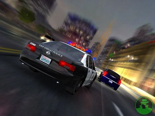 A San Diego Police Chevrolet Impala SS (SD Cop) chases some racers in San Diego. This is in Midnight Club 3: DUB Edition.