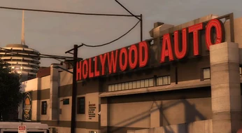 Hollywood Auto sign.