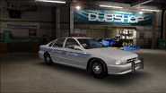 1996 Chevrolet Impala SS (Gen.7) (Detroit Police; beat all Detroit racers) (Rear quarter view)