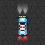 Patrol Car 2's brake lights