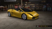 2006 Lamborghini Gallardo Spyder (Rear quarter view) (Top down view)
