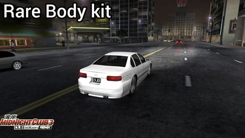 An image of an Impala equipped with the secret/rare bodykit racing in San Diego in Midnight Club 3: DUB Edition.
