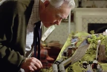 Charles Edmonson and his train