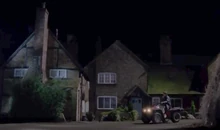 Simon in front of Harrington House