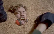 Nathan being buried in silo