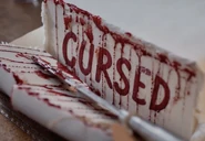 Cake given to Chrissie