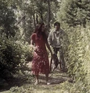 Michael chasing Chrissie