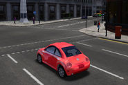 Red VW New Beetle