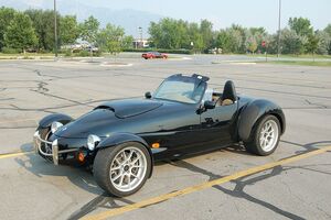 A Panoz AIV Roadster in real life.