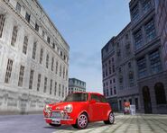 The Mini Cooper Classic in Midtown Madness 2.