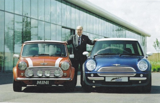 The concept car was smaller than the production model and not much bigger than the original Mini.
