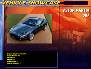 Early vehicle showcase screen from the June 2000 build. The model shown in the picture is the base model.