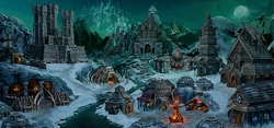 Bulwark town screen, fully built