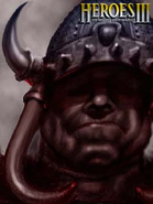 An early rendition of Crag Hack's Heroes III portrait