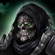Merikh's prerelease portrait in Heroes VII