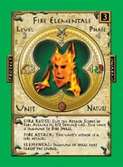 HoMM4 Card Game Fire Elemental Card