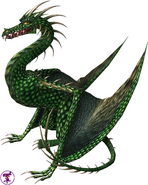 Wyvern as rendered by Tracy Iwata