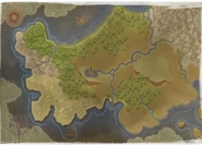 A map of the Agyn Peninsula.