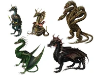 Lizard-style lineup as rendered by Tracy Iwata