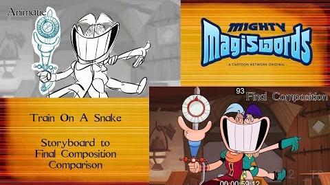 Behind the Magiswords Season 2! Train On A Snake