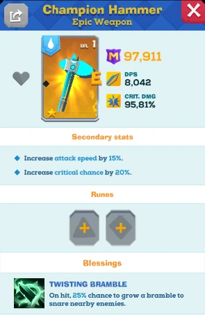 Gear List Mighty Quest Wiki Fandom
