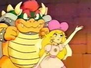 Bowser and Peach in Anime Movie from Japan