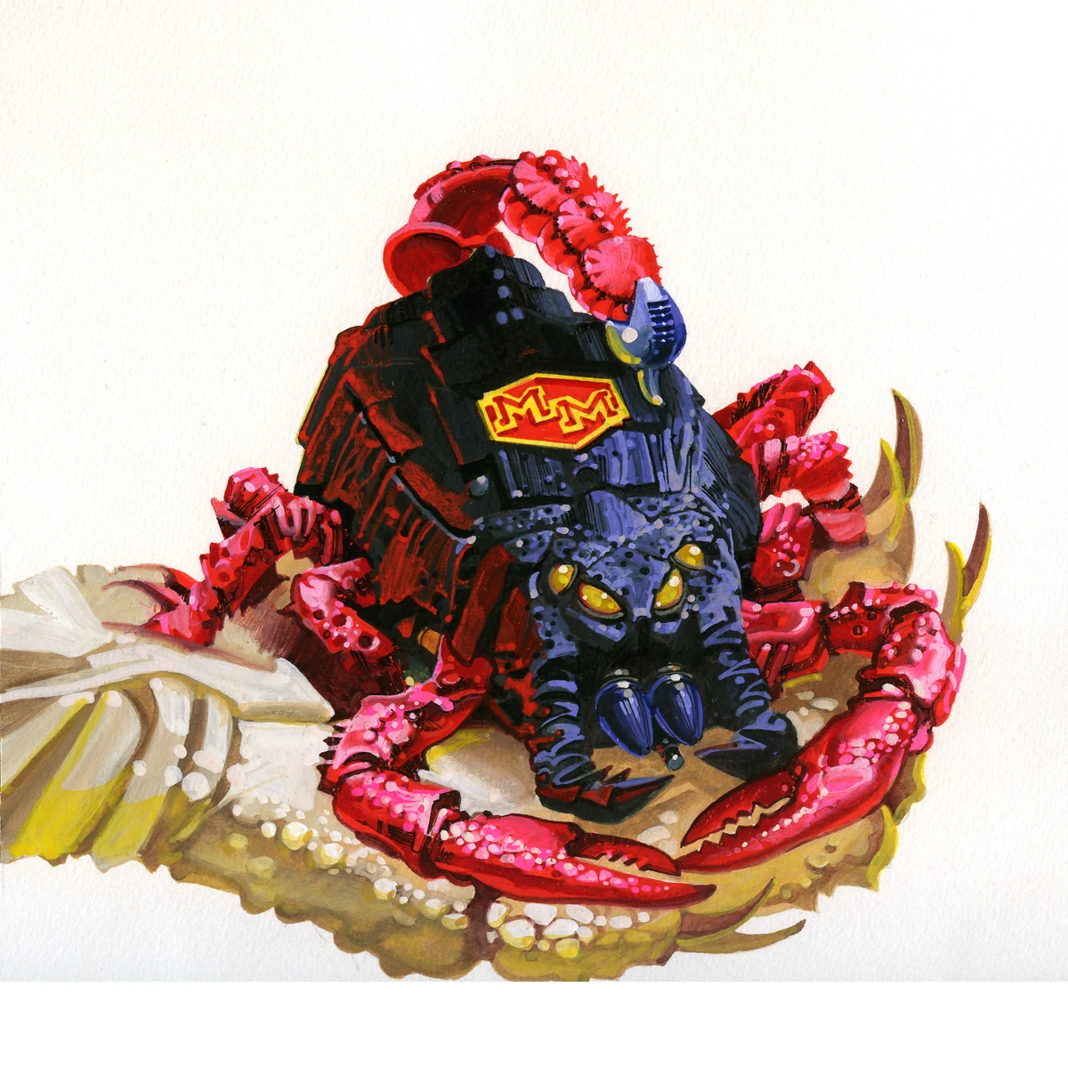 Jouet Vintage : Mighty Max Doom Zones - Scorpion 1993 - Jeux & Jouets